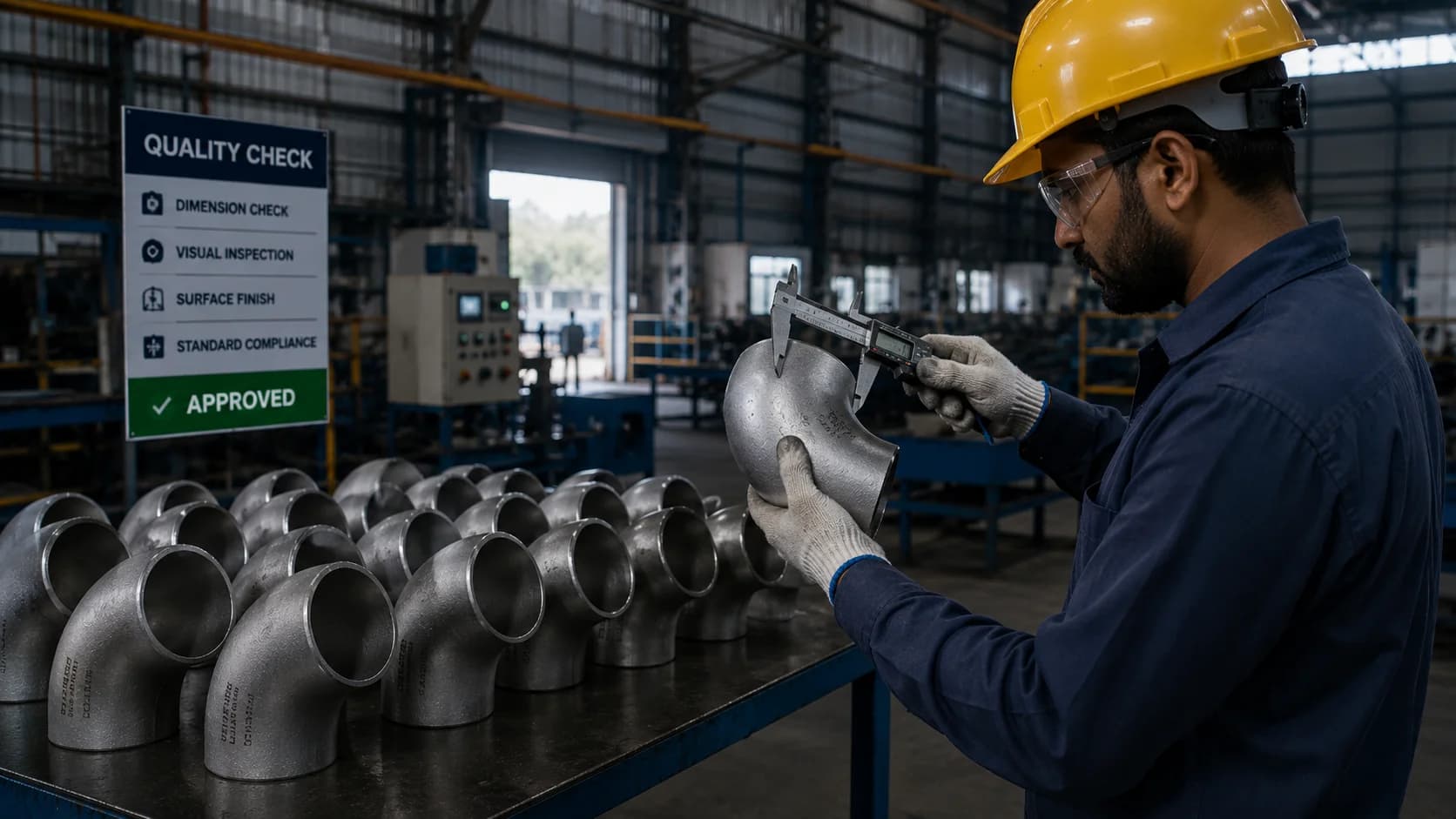 Final Quality Assurance — Prince Pipes & Fittings manufacturing stage